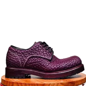 BisonCraft™ Goodyear-Welted Derby Shoes – Handmade Genuine Leather Men’s Dress Shoes 1