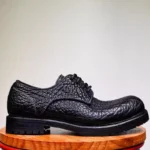 BisonCraft™ Goodyear-Welted Derby Shoes – Handmade Genuine Leather Men’s Dress Shoes 4