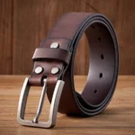 UNITYPUREMAX™ 3.8CM Genuine Vintage Leather Belt For Men – Classic Cowhide Strap for Jeans 1