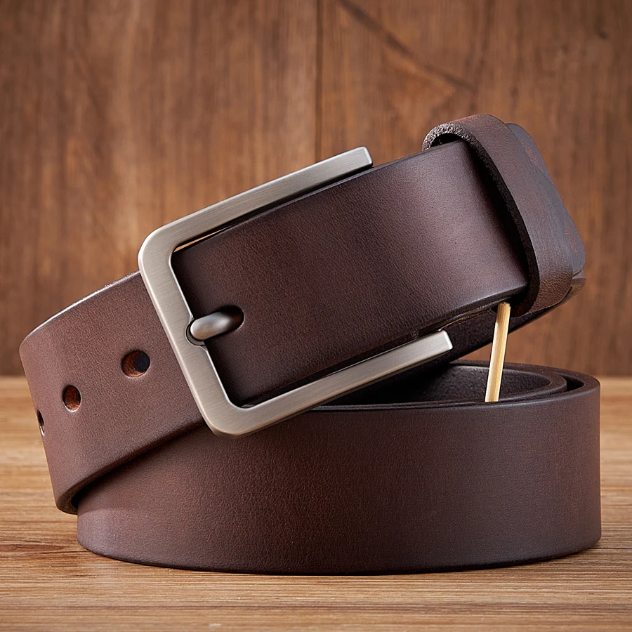 UNITYPUREMAX™ 3.8CM Genuine Vintage Leather Belt For Men – Classic Cowhide Strap for Jeans 4