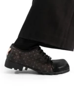 Retro Square Toe Men’s Leather Sneakers – Handmade Casual Shoes | UNITYPUREMAX™ 3