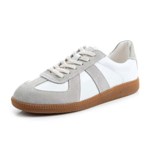 UnityPuremax™ Women’s Mixed Color Leather Sneakers – Flat Casual Shoes