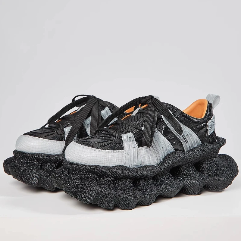 3DStride™ HeightBoost Sneakers – Unisex Leather & TPU Casual Shoes 2