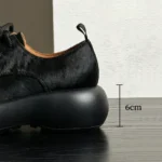 UNITYPUREMAX™ Horsehair Leather Derby Shoes – Height Boost & Breathable Comfort 5