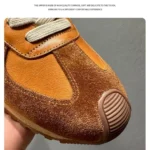 UNITYPUREMAX™ Retro Men’s Mid-Top Leather Sneakers – Trendy Casual Patchwork Shoes 4
