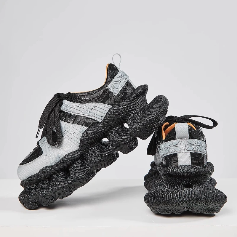 3DStride™ HeightBoost Sneakers – Unisex Leather & TPU Casual Shoes 4