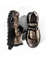 UNITYPUREMAX™ Vintage Men’s Round Toe Platform Shoes – Genuine Leather Casual Sneakers 5