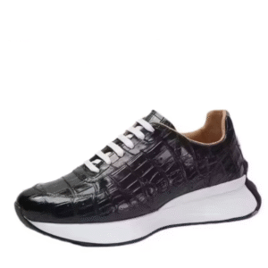 UNITYPUREMAX™ Men’s Crocodile Skin Casual Sports Shoes – Stylish Comfort & Height Boost