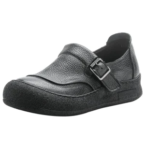 Original Natural Leather Women Flats – Vintage Loafers 2