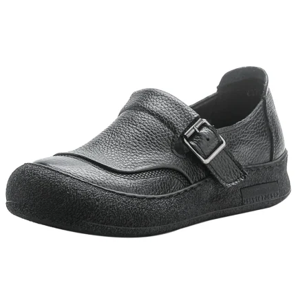 Original Natural Leather Women Flats – Vintage Loafers 2