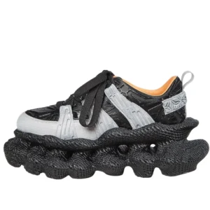 3DStride™ Height Boost Sneakers – Unisex Leather & TPU Casual Shoes 1