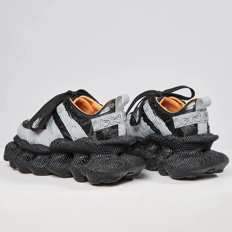 3DStride™ HeightBoost Sneakers – Unisex Leather & TPU Casual Shoes 5