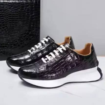 UNITYPUREMAX™ Men’s Crocodile Skin Casual Sports Shoes – Stylish Comfort & Height Boost 2