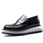 UnityPuremax™ Genuine Leather Loafers – Shock Absorbing Thick Sole Casual Shoes 1
