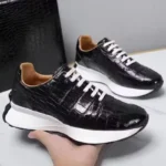 UNITYPUREMAX™ Men’s Crocodile Skin Casual Sports Shoes – Stylish Comfort & Height Boost 3