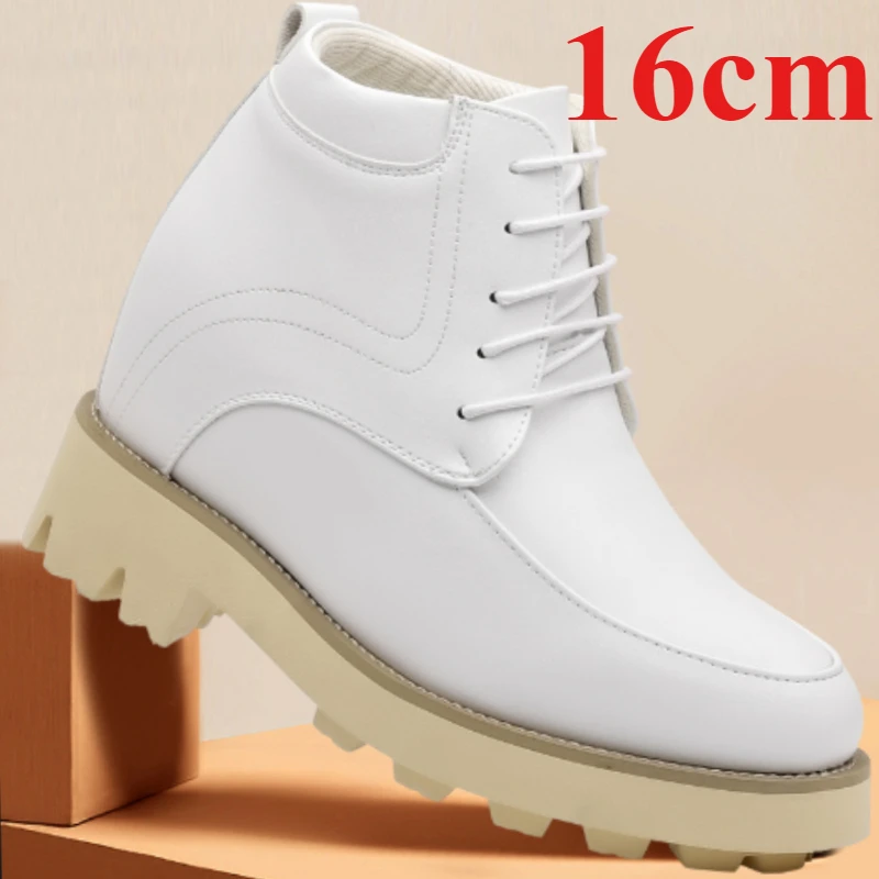 ElevateRide™ Motorcycle Boots – Men’s 16cm Invisible Elevator Height Increasing Boots 5