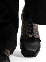 Retro Square Toe Men’s Leather Sneakers – Handmade Casual Shoes | UNITYPUREMAX™ 2