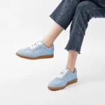 UnityPuremax™ Women’s Mixed Color Leather Sneakers – Flat Casual Shoes 5