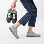 UnityPuremax™ Women’s Mixed Color Leather Sneakers – Flat Casual Shoes 4