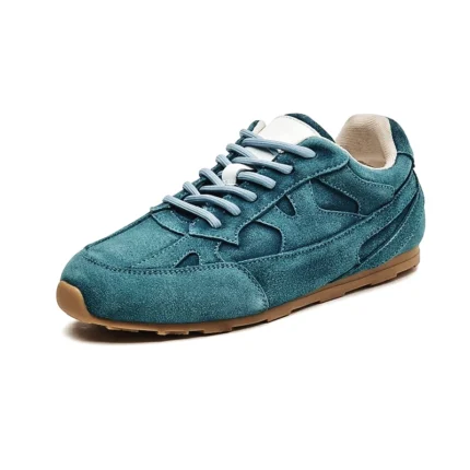 UnityPuremax™ Women’s Retro Cow Suede Sneakers – Flat Casual Shoes 1