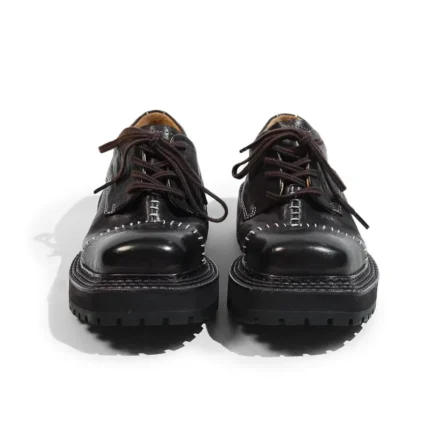 Equinox™ Handmade Horsehide Casual Shoes – Vintage Square Toe Derby 2