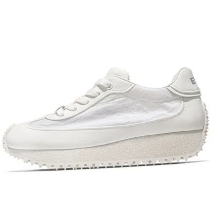 UNITYPUREMAX™ Yellow Thick Bottom Leather & Fabric Training Sneakers – Breathable, Height-Increasing Casual Shoes 2