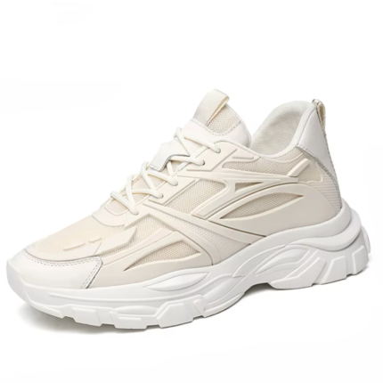 UNITYPUREMAX™ Men’s 8CM Heightening Sneakers – Breathable Mesh Elevator Casual Shoes