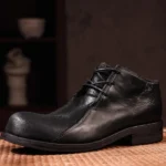 UNITYPUREMAX™ Hand-Washed Cowhide Leather Sole Goodyear Shoes — British Retro Men’s Handmade Derby 2
