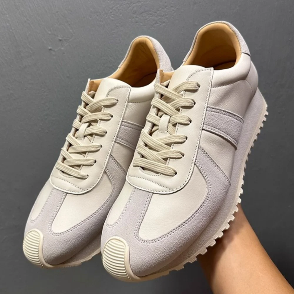 Men’s Low-Top Leather Running Board Shoes | UNITYPUREMAX™ Autumn Casual Sneakers 1