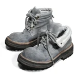 Italian Horse Leather Hand-Sewn Casual Shoes UNITYPUREMAX™ Men's and Women's Goodyear Grey Suede Shoes 3