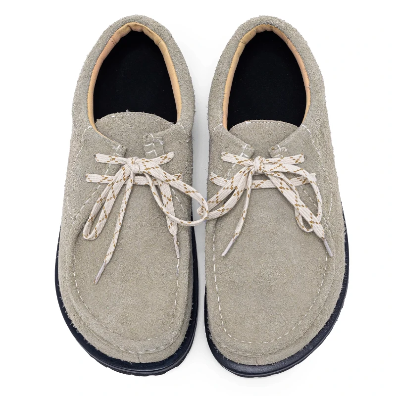 UNITYPUREMAX™ Genuine Leather Suede Square Toe Kangaroo Shoes – Unisex Retro Loafers 4