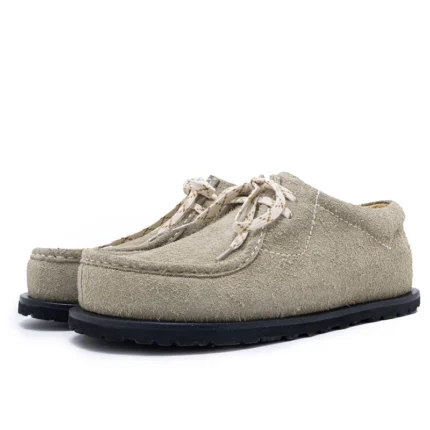 UNITYPUREMAX™ Genuine Leather Suede Square Toe Kangaroo Shoes – Unisex Retro Loafers 2