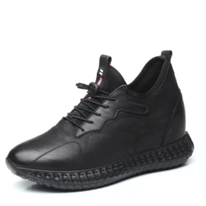 ElevatePro™ Men’s Genuine Leather Height Increasing Shoes | 8–10cm Hidden Lift Casual Sneakers by UNITYPUREMAX 4