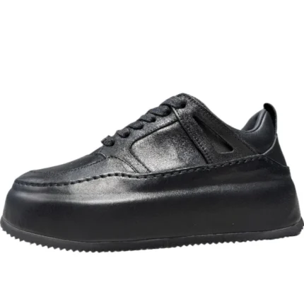 European Style Retro Bread Shoes | UNITYPUREMAX™ Men’s Thick-Soled Height Increasing Leather Sneakers 1