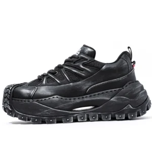 Men’s Retro Daddy Shoes | UNITYPUREMAX™ Genuine Leather 6cm Height Increasing Leisure Sneakers 1