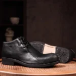 UNITYPUREMAX™ Hand-Washed Cowhide Leather Sole Goodyear Shoes — British Retro Men’s Handmade Derby 4