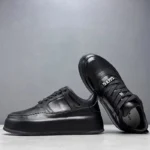 European Style Retro Bread Shoes | UNITYPUREMAX™ Men’s Thick-Soled Height Increasing Leather Sneakers 3