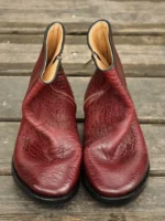 UNITYPUREMAX™ Handmade Cowhide Ankle Boots for Men – Concise Round-Toe Zipper Boots in Genuine Leather 6