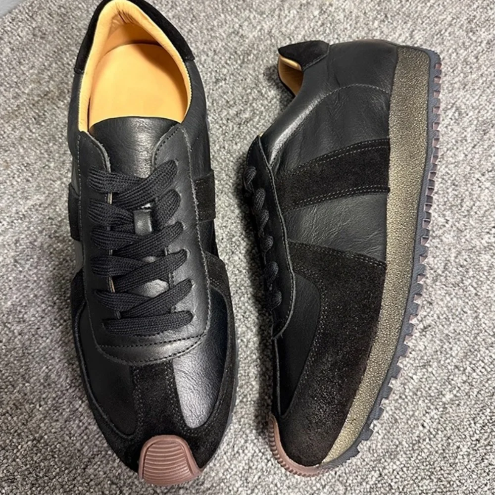Men’s Low-Top Leather Running Board Shoes | UNITYPUREMAX™ Autumn Casual Sneakers 4
