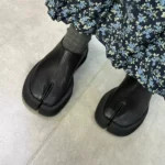 FormaEase™ Split-Toe Leather Mules – Minimalist Backless Casual Slippers | UNITYPUREMAX 5