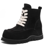 UNITYPUREMAX™ Invisible Height-Increasing Kangaroo Shoes for Women – 7cm British-Style Genuine Leather High-Top Casual Sneakers 2