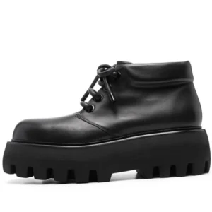 UNITYPUREMAX™ Genuine Leather England Board Shoes – Men’s Mid-Top Casual Commuting Sneakers 1