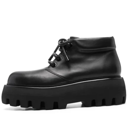 UNITYPUREMAX™ Genuine Leather England Board Shoes – Men’s Mid-Top Casual Commuting Sneakers 1