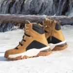 Wool Snow Boots for Men | UNITYPUREMAX™ Leather Fur-Lined Winter Waterproof Anti-Slip Boots 3