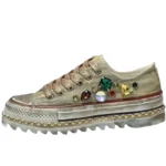 UNITYPUREMAX™ Gradient Gemstone Retro Washed Canvas Shoes for Women – Comfortable & Breathable Dirty Board Sneakers 1
