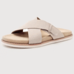 UNITYPUREMAX™ Men’s Genuine Cowhide Leather Open-Toe Buckle Sandals — Breathable Summer Flats for Daily Leisure & Beach Style