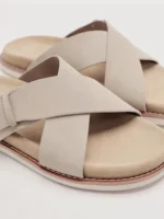 UNITYPUREMAX™ Men’s Genuine Cowhide Leather Open-Toe Buckle Sandals — Breathable Summer Flats for Daily Leisure & Beach Style 6
