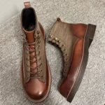 RetroCraft™ Men’s Cow Leather Boots Handmade British Style Ankle & Motorcycle Boots 2