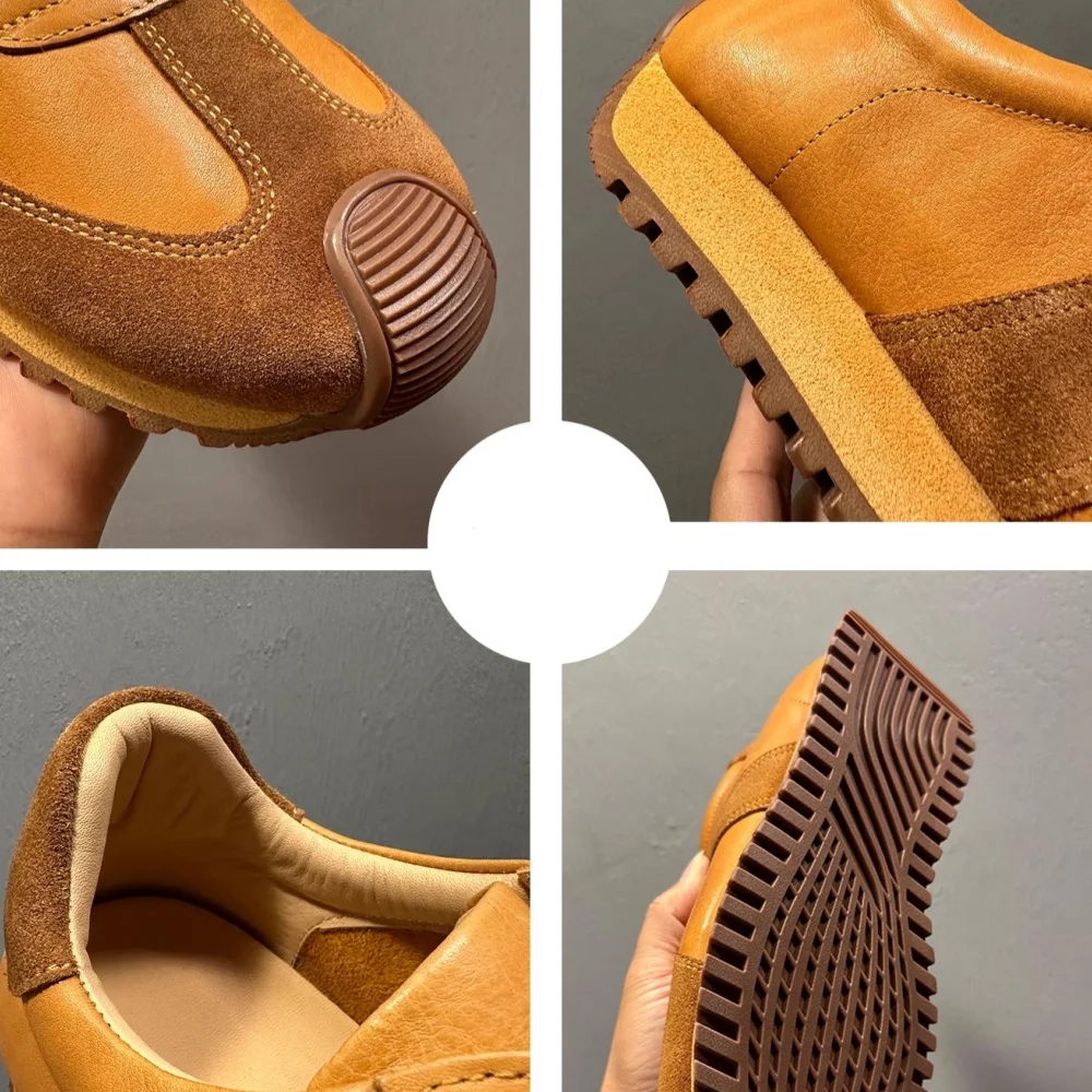 Men’s Low-Top Leather Running Board Shoes | UNITYPUREMAX™ Autumn Casual Sneakers 6