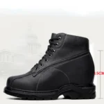 Men’s 15cm Height Increasing Elevator Boots | Genuine Leather Korean Style Casual Boots – UNITYPUREMAX 5